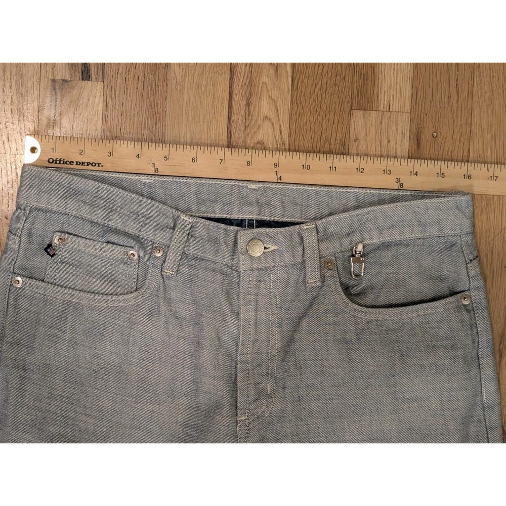 VINTAGE Polo Jeans Co Ralph Lauren 67 Bootcut Jeans Womens 12 Utility Clasp Y2K - Picture 3 of 16